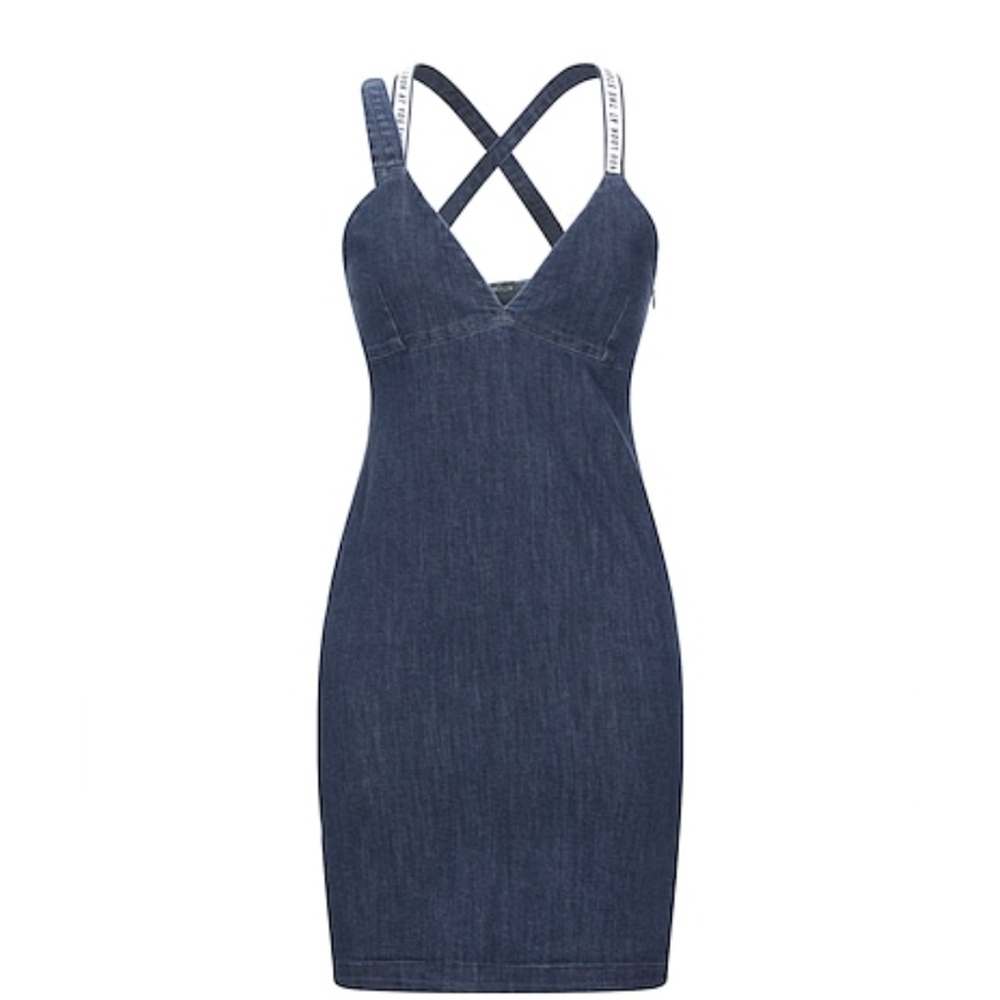 NWT Y2K FRANKIE MORELLO Denim dress size IT46 US 10